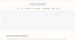 Desktop Screenshot of capitalwealthmngt.com