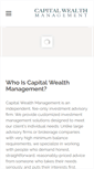 Mobile Screenshot of capitalwealthmngt.com